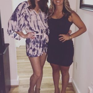 Lulu's Blue Tie-Dye Romper